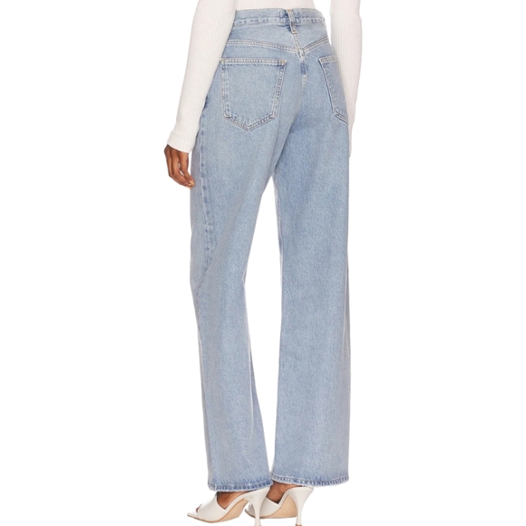 AGOLDE Low Rise Baggy Jeans in Void Size 30 - Picture 3 of 10